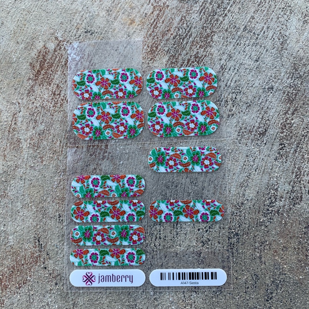 Jamberry Nail wrap partial sheets